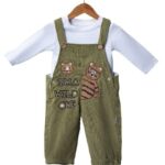 BEBEK KADİFE KAHVERENGİ SALOPET