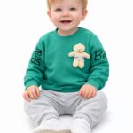 Unisex Bebek  Pamuk 2'li Takım-YEŞİL